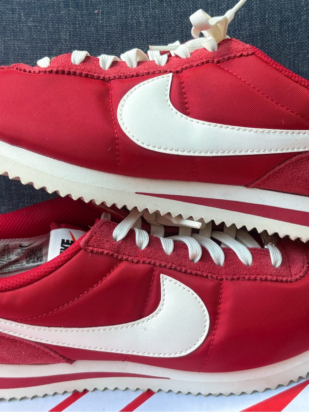 Nike Cortez Red & White Retro Runner Sneakers women 7.5, boys 6.